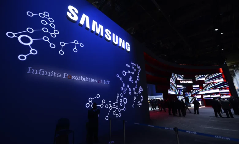 أسهم-“سامسونج”-للإلكترونيات-ترتفع-إلى-مستوى-قياسى-جديد