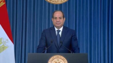 السيسي-يفتتح-مونوريل-شرق-النيل-ومنطقة-النهر-الأخضر