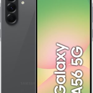 Samsung Galaxy A56 5G, Android Smartphone, 256GB Storage, 12GB RAM, Awesome Graphite, 6x OS Upgrades, Large Display, Long Battery Life 1 Year Warranty/Local Version
