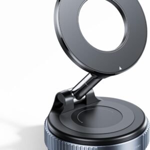 REOKILY 2026 Upgraded Vacuum Magnetic Car Phone Holder 360° Reinforced 96LBS Ultra Suction Cup Phone Mount for MagSafe Cell Phone Holders for Your Car/Gym/Mirror Mount for iPhone & Android