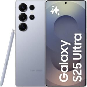 Samsung Galaxy S25 Ultra AI Phone, 1TB Storage, 12GB RAM, Titanium Silverblue, Android Smartphone, 200MP Camera, S Pen, Long Battery Life, 1 Year Warranty/Local Version